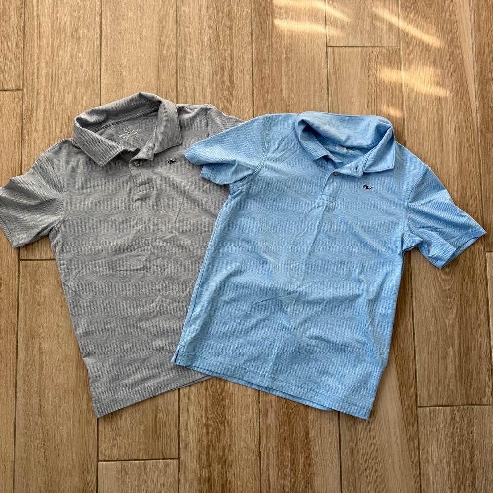 2 Boys Vineyard Vines Performance Collared Shirts